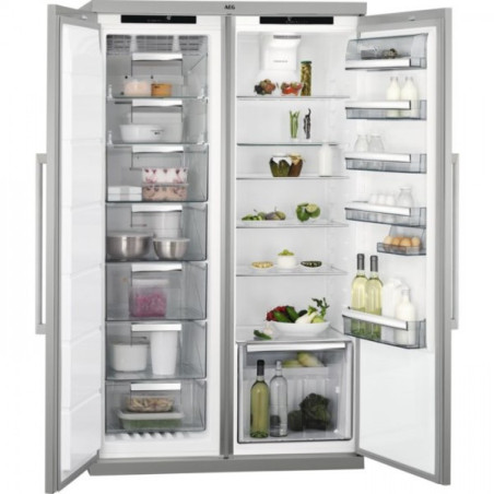 AEG AGE72216NM Congelador vertical Independiente 204 L Acero inoxidable
